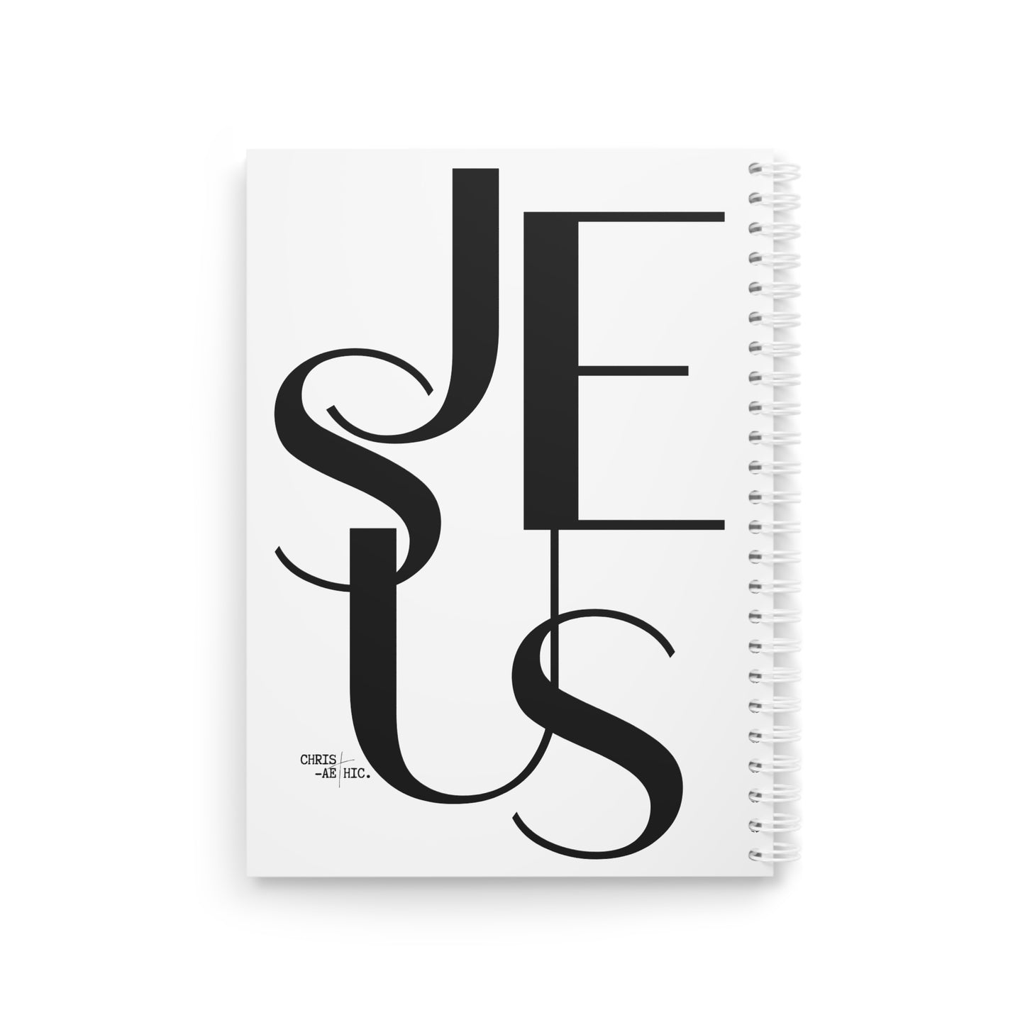 Cahier à spirales "JESUS" Blanc