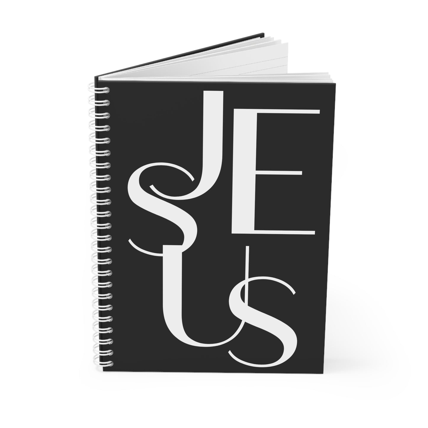 Cahier à spirales "JESUS" Noir