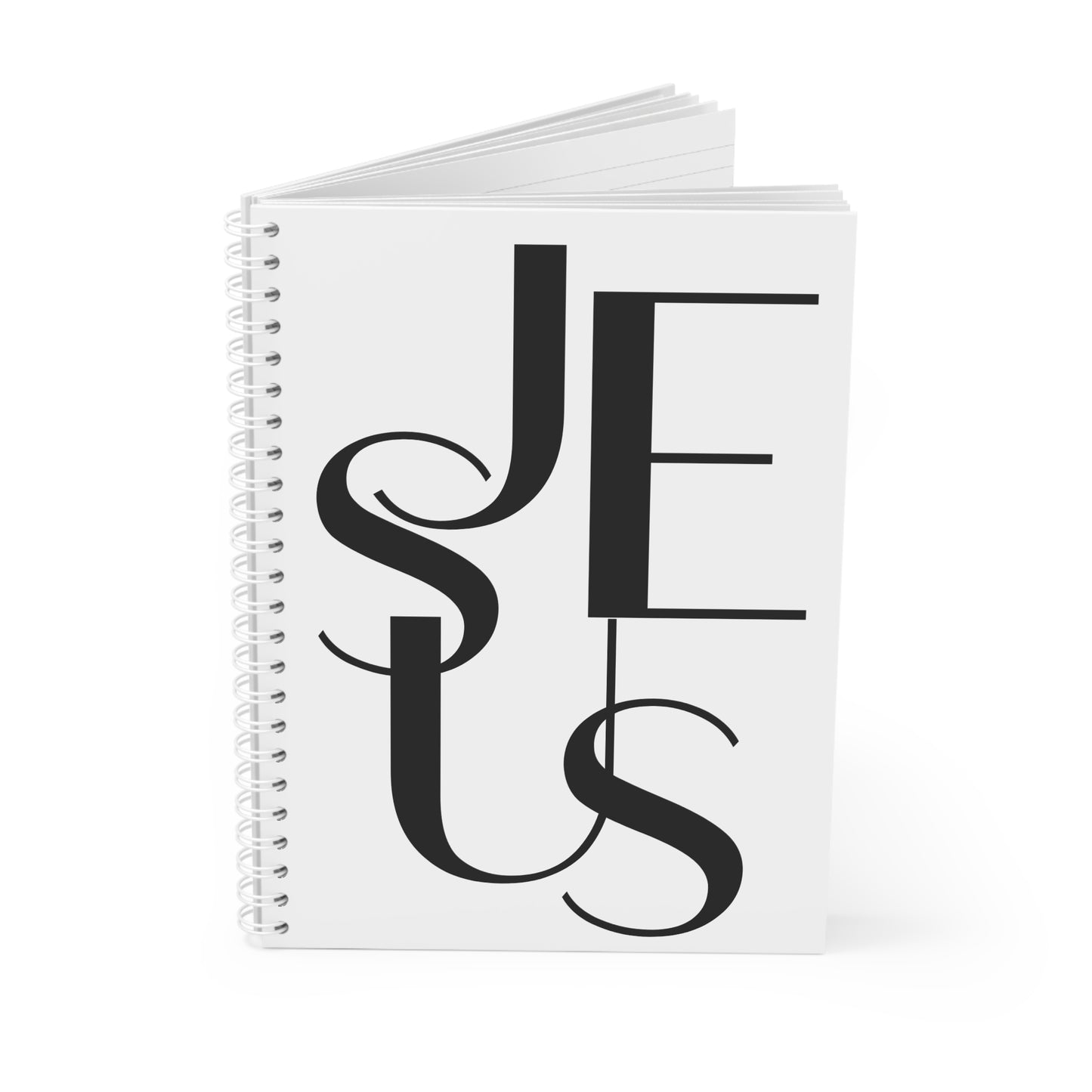 Cahier à spirales "JESUS" Blanc
