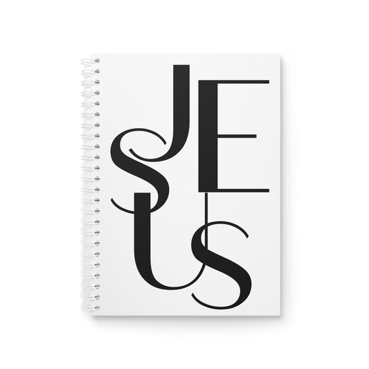 Cahier à spirales "JESUS" Blanc